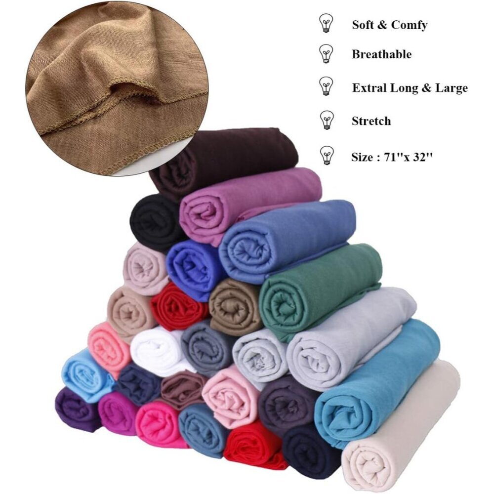 Head Wraps for Black Women Stretch Head Scarf Long African Hair Wraps Turban Hea - Picture 3 of 6